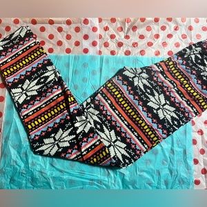 Colourful Patterned Leggings 2/30 3/40